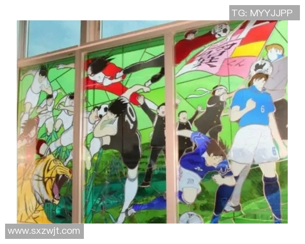 足球明星玻璃画艺术作品欣赏展现球场魅力与运动精神的完美结合